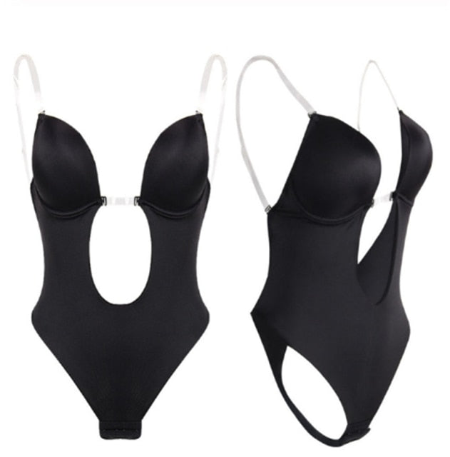 Invisible Backless Shaping Bra White / 2XL